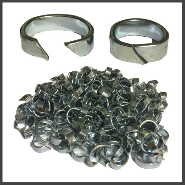 Filbow Clips Netting clips Ajax Forrest zinc plated finish - Custom Weld Mesh