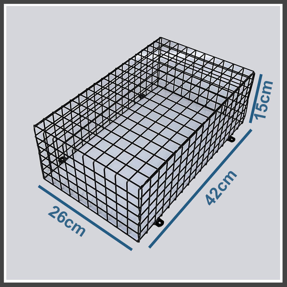 Alarm bell box guard wire mesh protection cage dimensions
