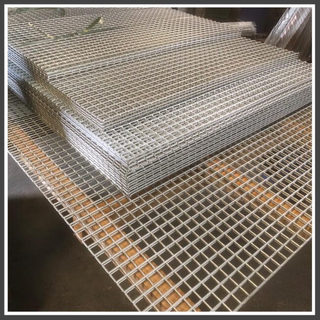 Cut to size wire mesh sheets 1" x 1" 8g galvanised finish