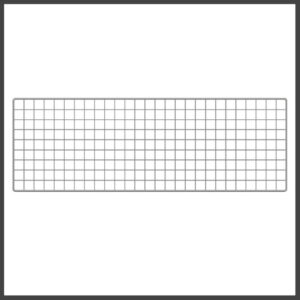 Wire mesh infill panels 1326mm x 470mm
