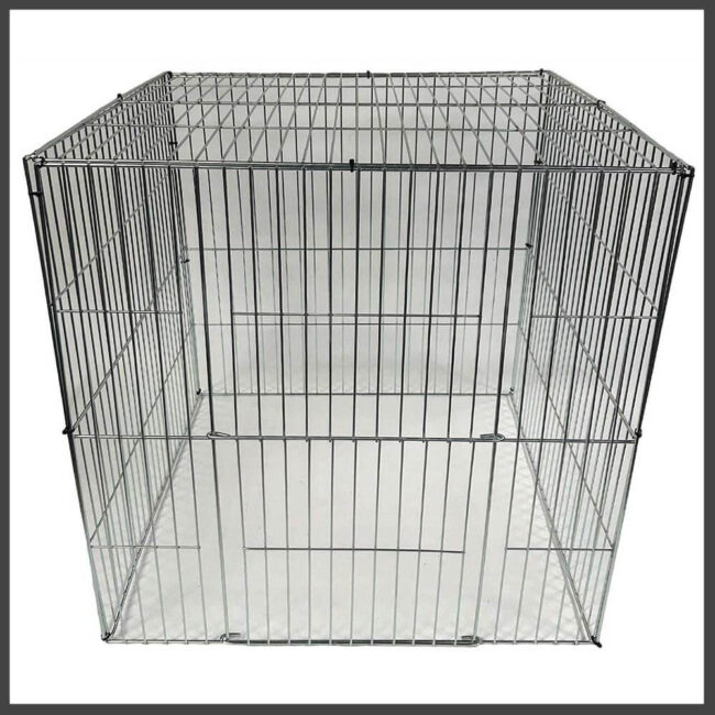 24" single poultry show cages uk made