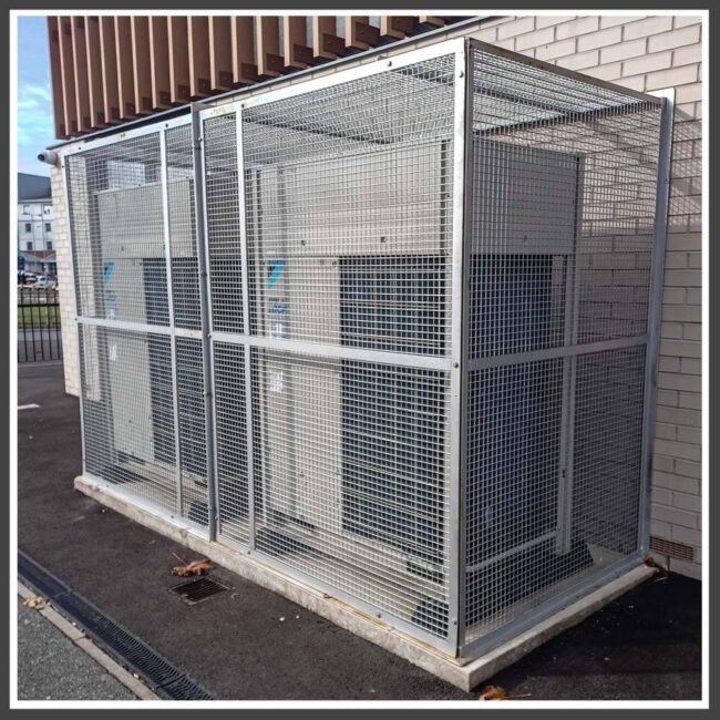 air conditioning unit cage guards