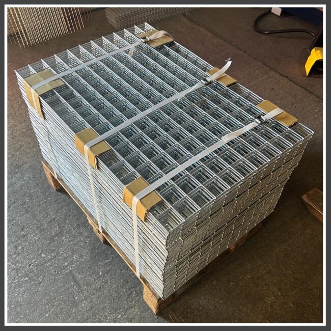 Wire mesh cut to size 2" x 2" 8g galvanised